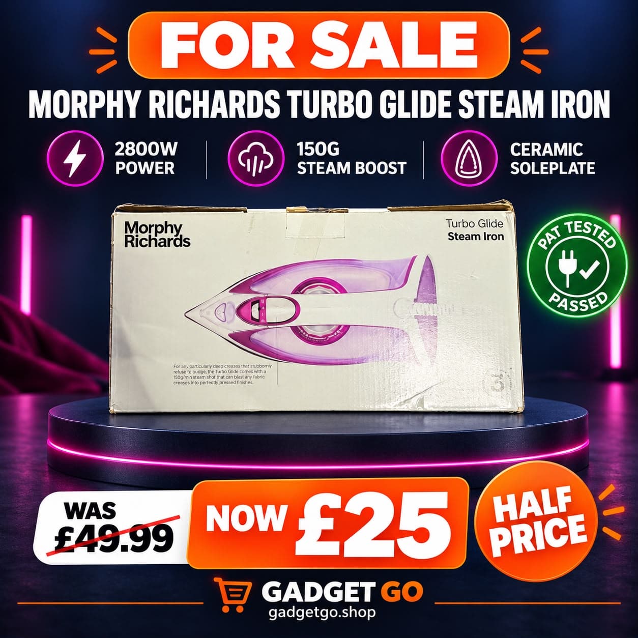 Morphy Richards Turbo Glide Steam Iron