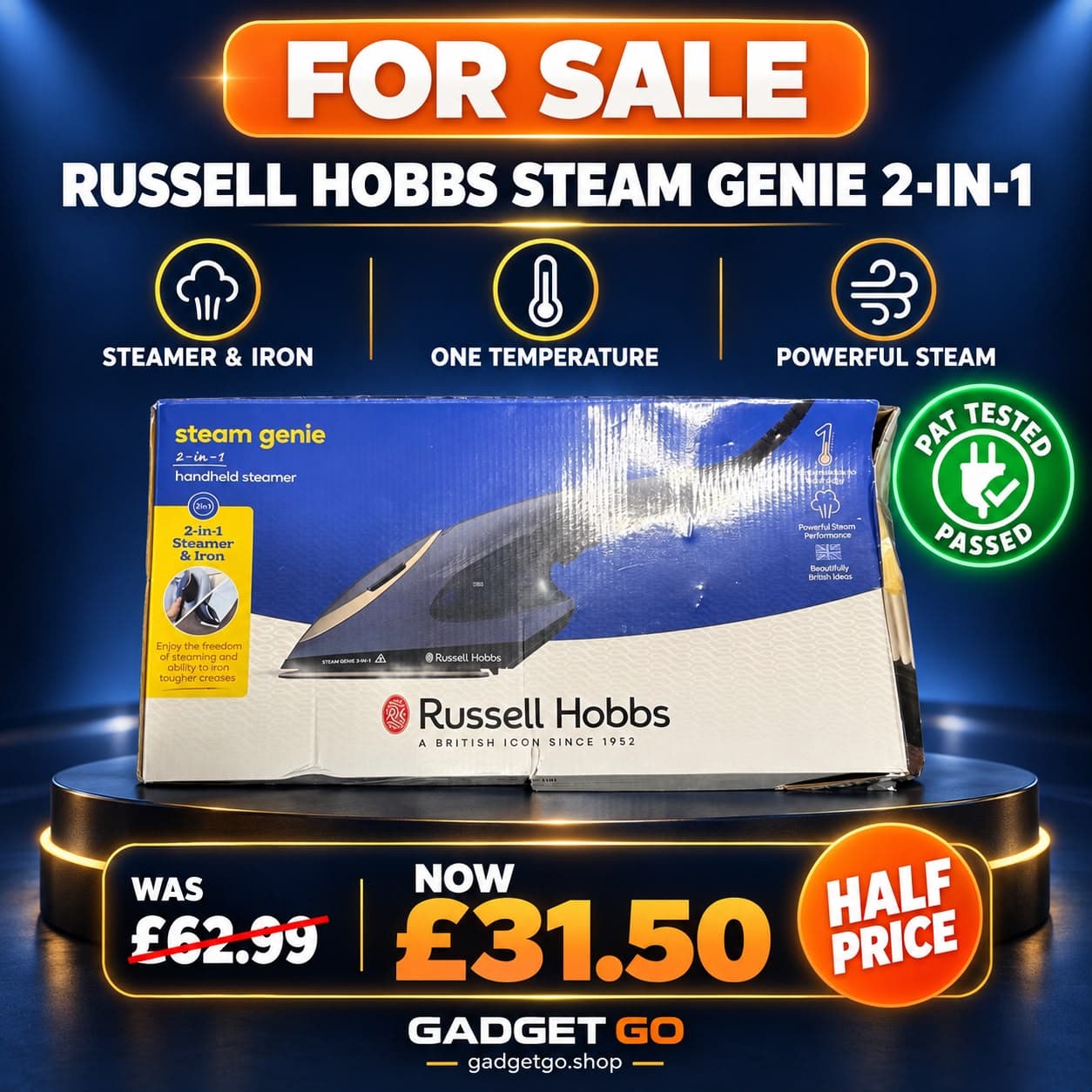 Russell Hobbs Steam Genie 2-in-1