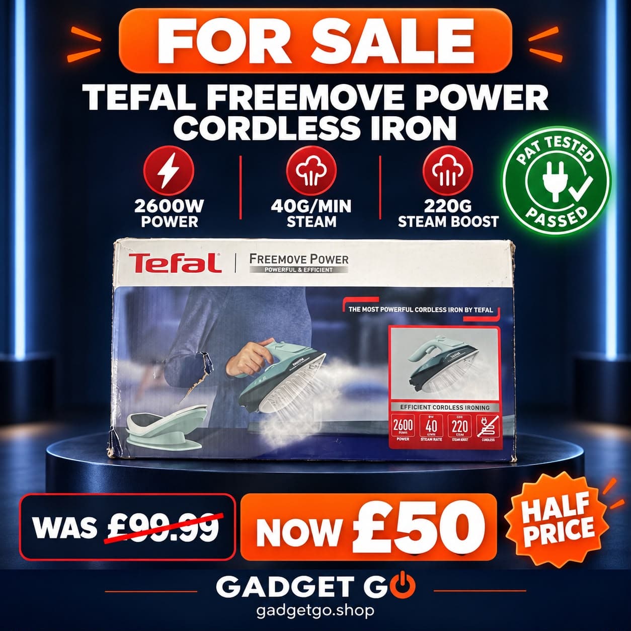 Tefal Freemove Power Cordless Iron