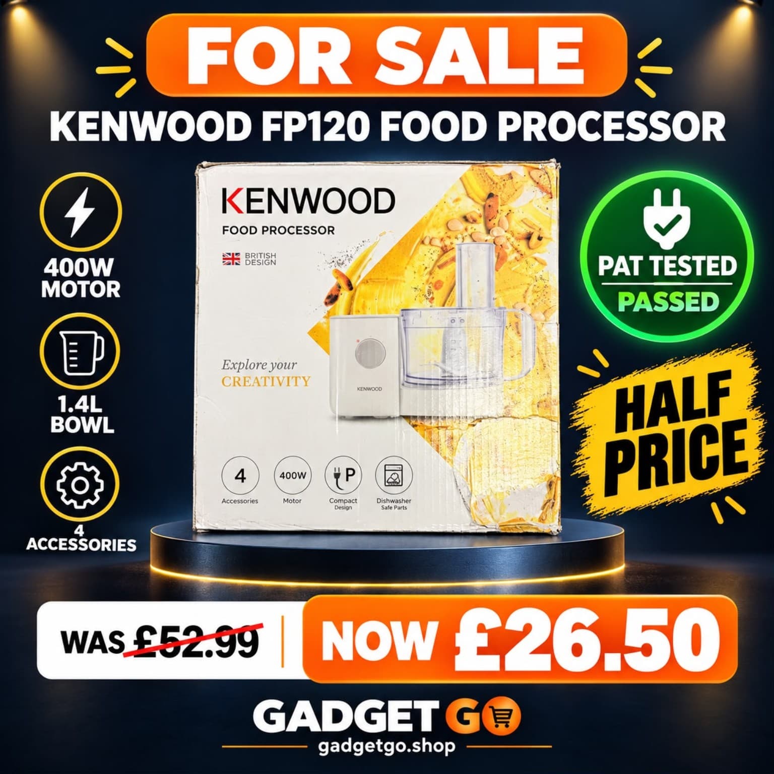 Kenwood FP120 Food Processor
